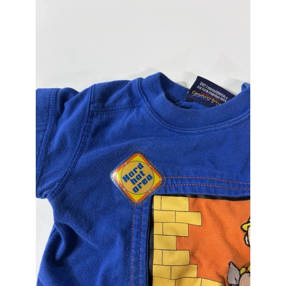 Vintage Bob the Builder 2-Piece Graphic T-Shirt & Shorts Set 6-9 Months